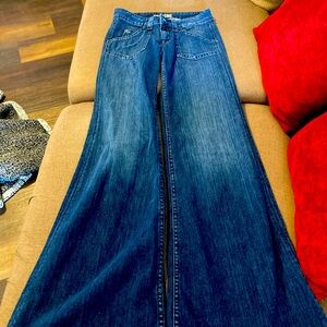 Hudson wide leg jeans